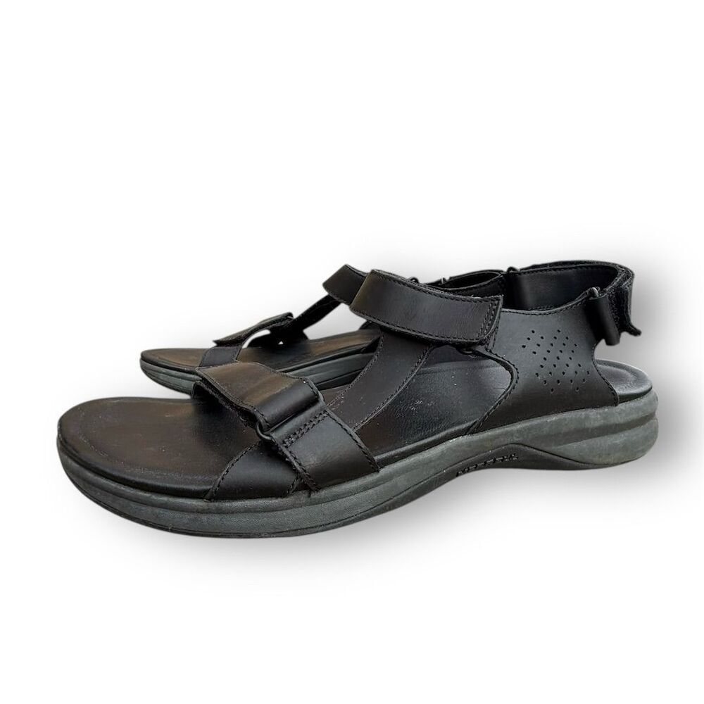 Merrell Men's Tideriser Luna Leather Sandals Black Size US 11 Casual - Picture 3 of 10